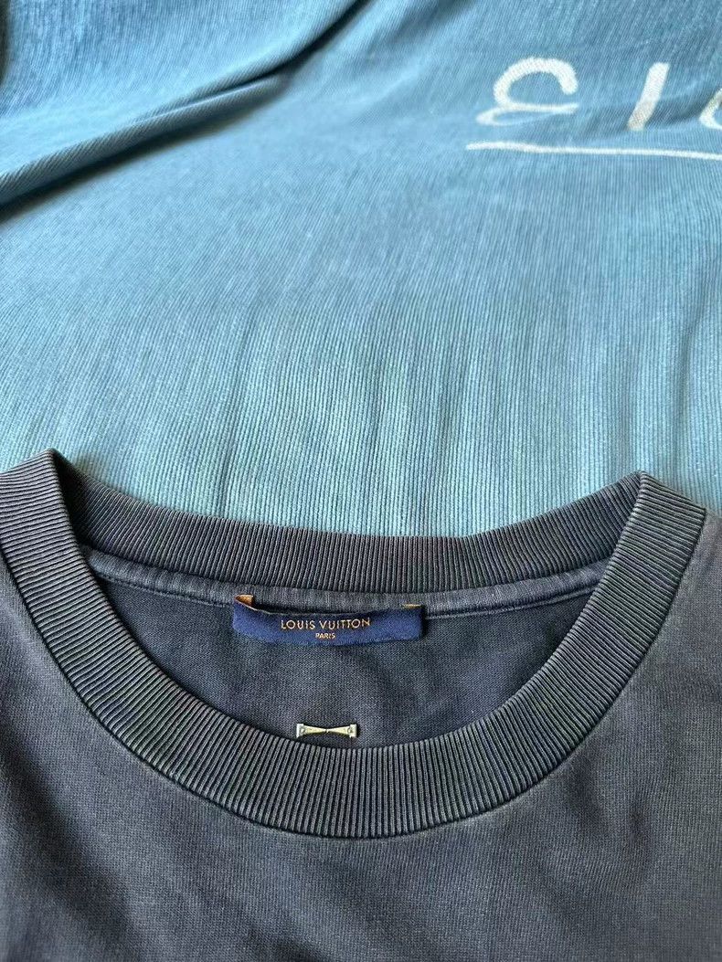 Louis Vuitton Louis Vuitton Short Sleeve T-Shirt in Gray Size US XXL / EU 58 / 5 - 3 Thumbnail