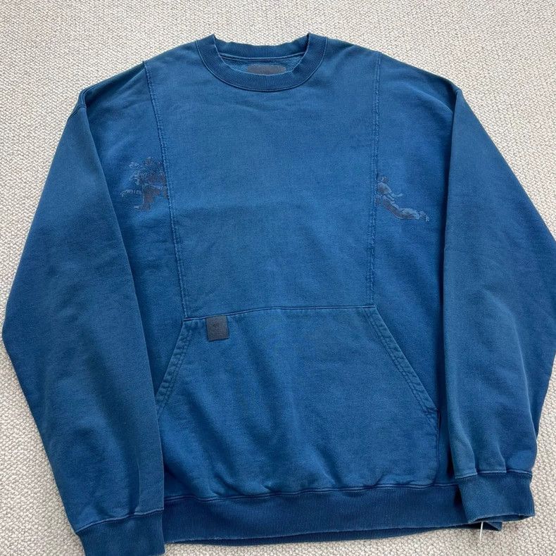 Wtaps Madness Vintage Blue Sweatshirt by Yuyang Lele Size US M / EU 48-50 / 2 - 3 Thumbnail