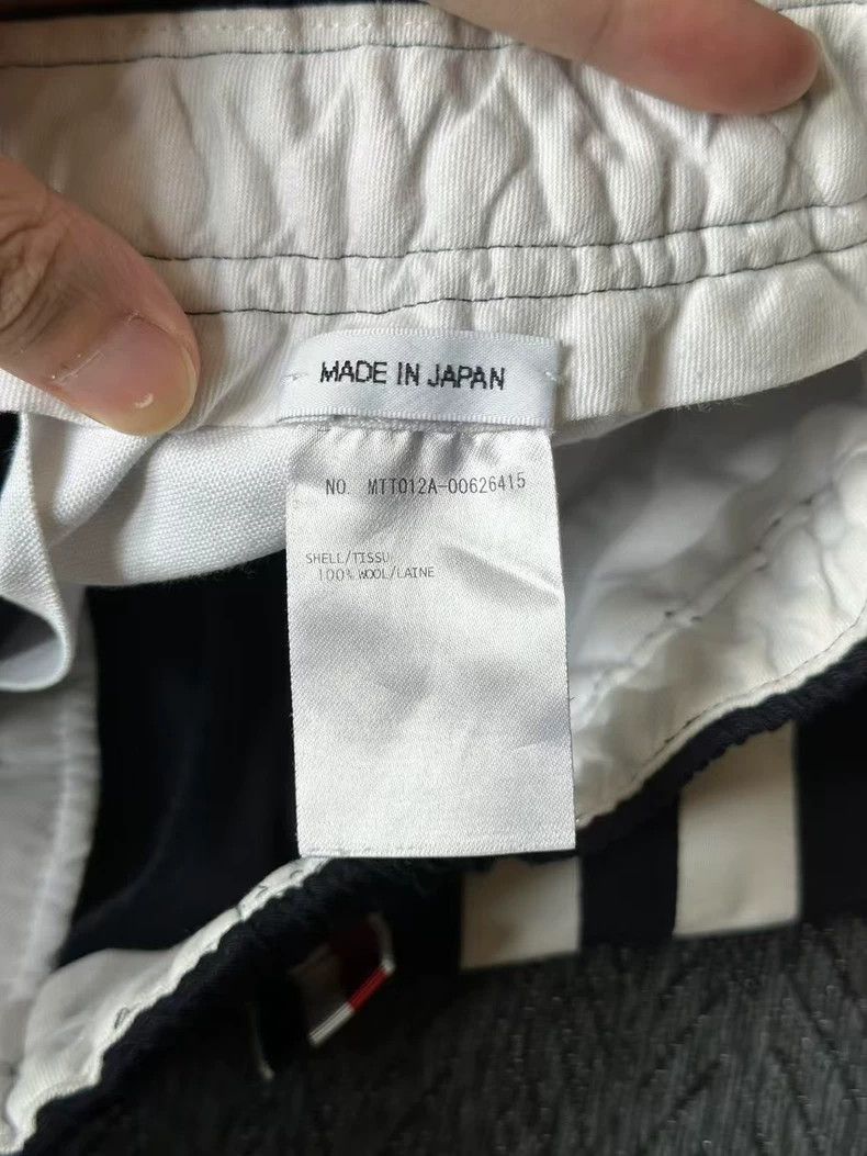 Thom Browne Thom Browne Wool Sports Pants for Men Size US 27 - 4 Thumbnail