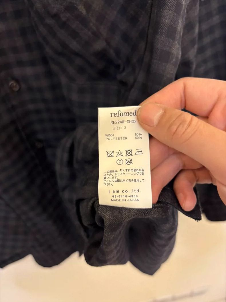 14th Addiction Reformed Wool Shirt Jacket with Unique Design Size US L / EU 52-54 / 3 - 6 Thumbnail