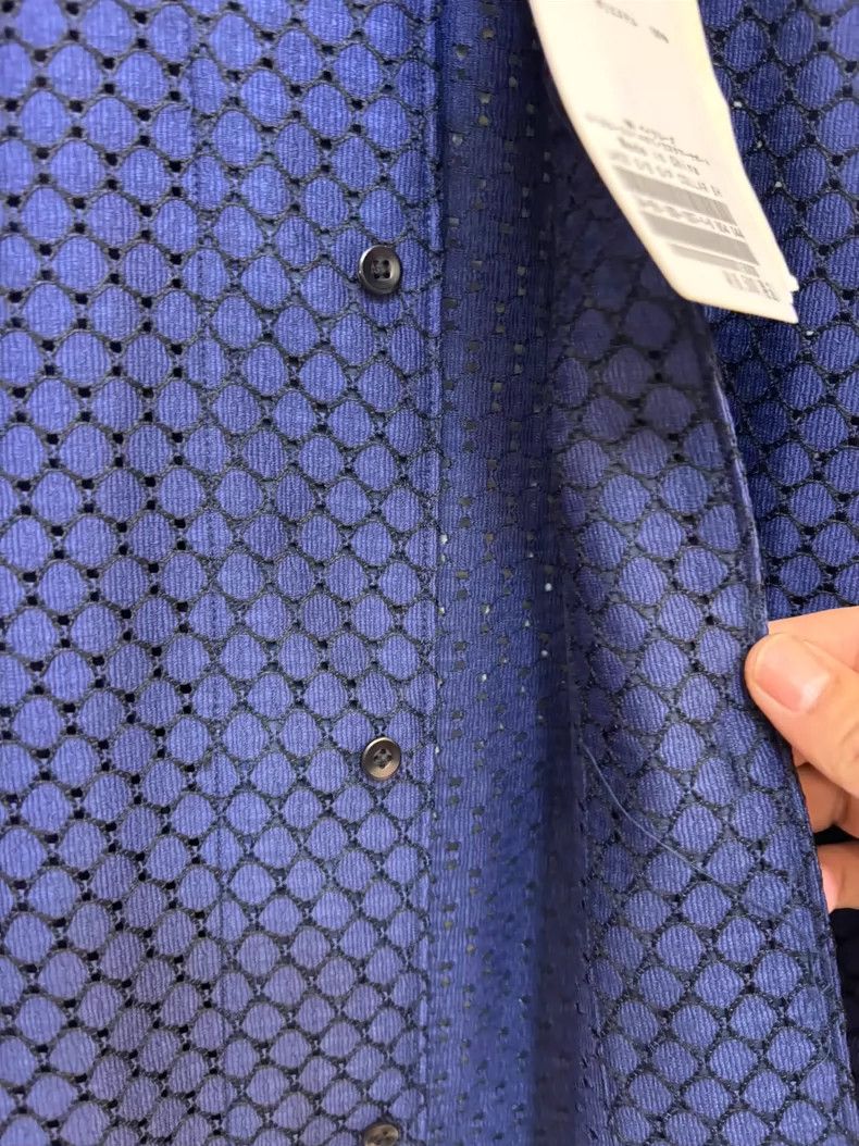 Bode Edifice Hollow Pattern Short Sleeve Shirt Size US L / EU 52-54 / 3 - 6 Thumbnail