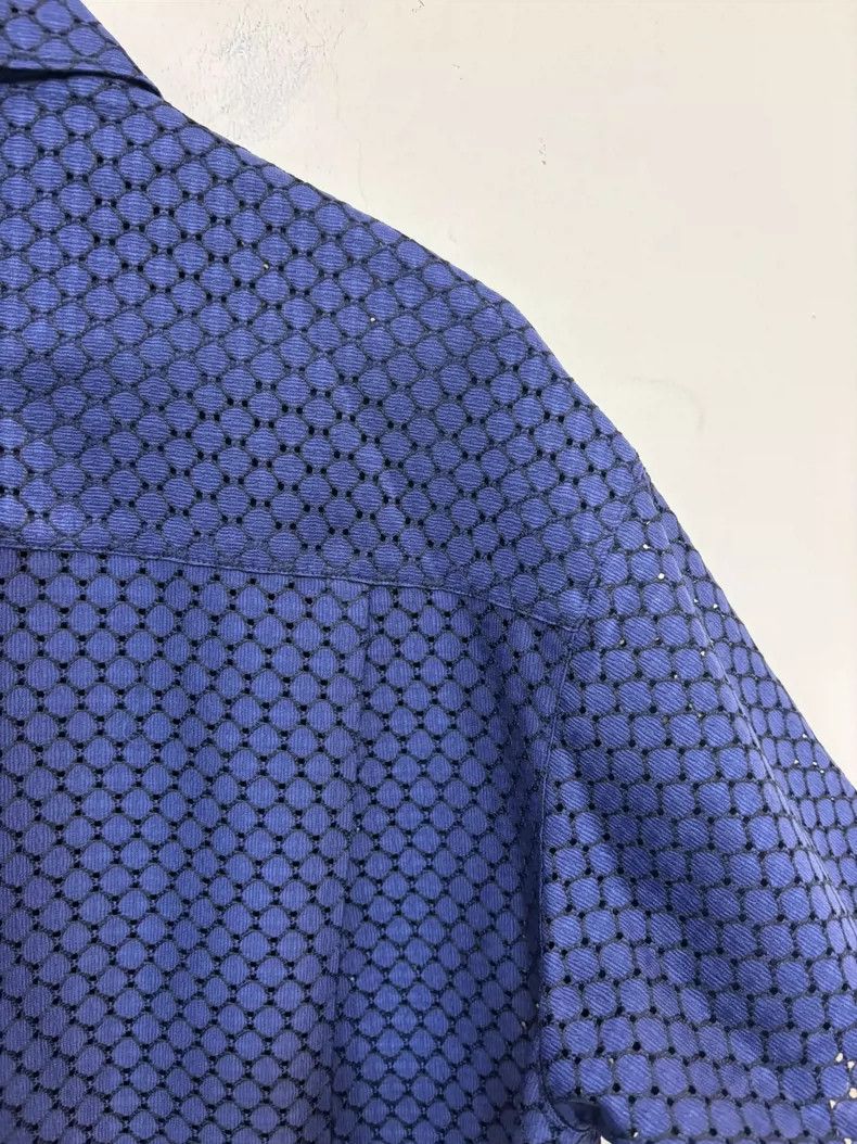 Bode Edifice Hollow Pattern Short Sleeve Shirt Size US L / EU 52-54 / 3 - 8 Thumbnail