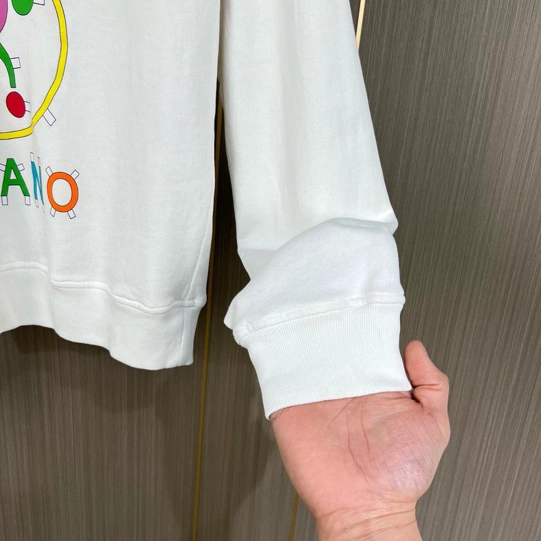 Moschino Moschino Printed Letter Sweatshirt in White Size US M / EU 48-50 / 2 - 4 Thumbnail