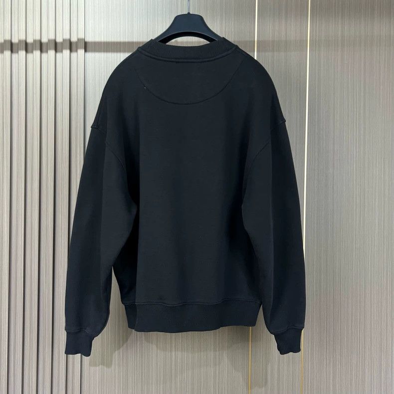 Acne Studios Acne Studios Embroidered Smiley Sweatshirt XXS Size US XXS / EU 40 - 2 Thumbnail