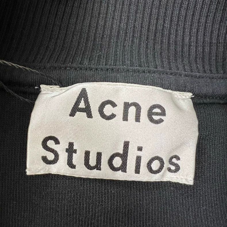 Acne Studios Acne Studios Embroidered Smiley Sweatshirt XXS Size US XXS / EU 40 - 4 Thumbnail