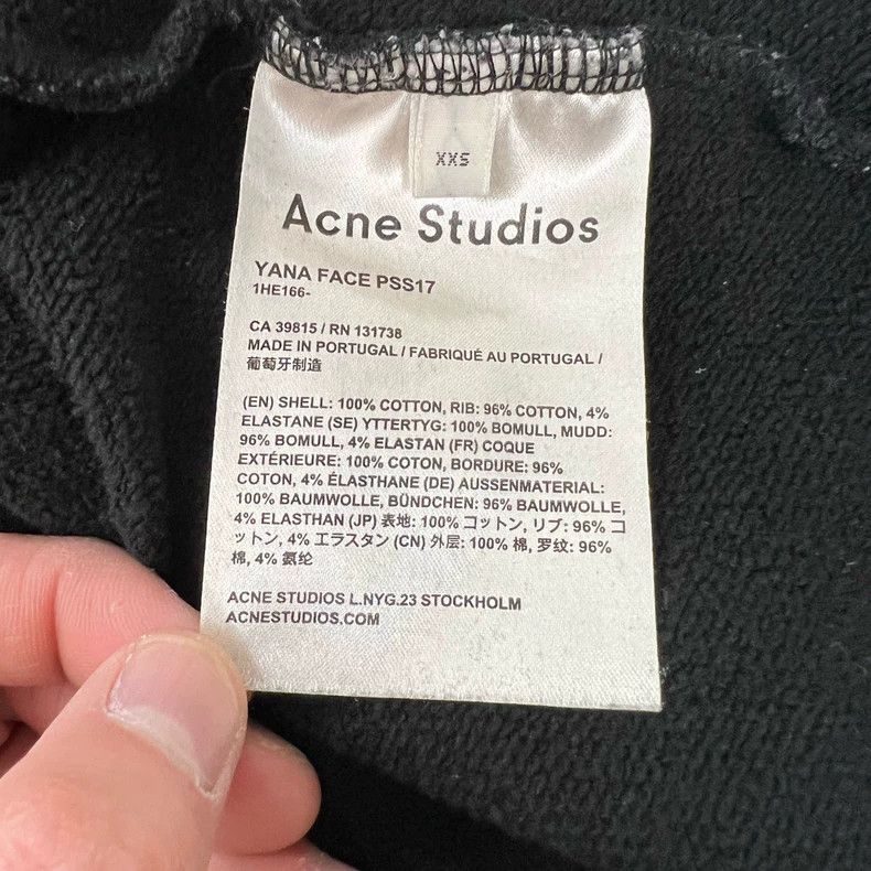 Acne Studios Acne Studios Embroidered Smiley Sweatshirt XXS Size US XXS / EU 40 - 5 Thumbnail