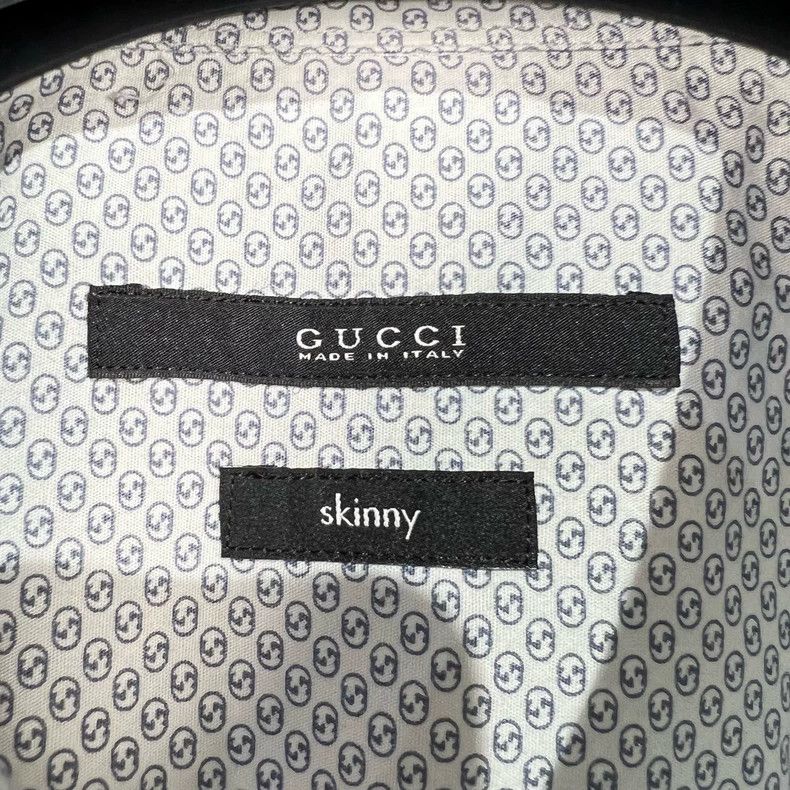 Gucci Gucci Double G Print Long Sleeve Shirt Size US M / EU 48-50 / 2 - 5 Thumbnail