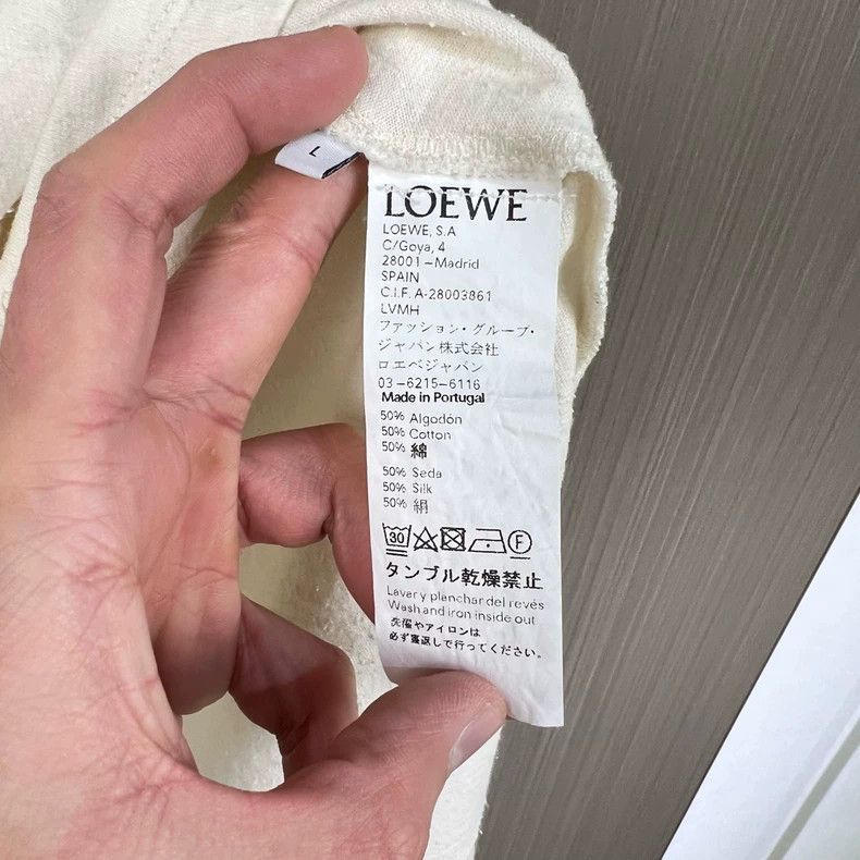 Loewe Loewe Short Sleeve T-Shirt with Logo Print Size US L / EU 52-54 / 3 - 7 Thumbnail