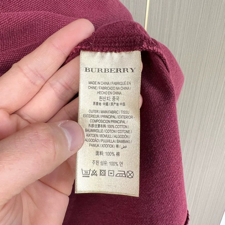 Burberry Burberry Embroidered Polo Shirt Size L Size US L / EU 52-54 / 3 - 6 Thumbnail