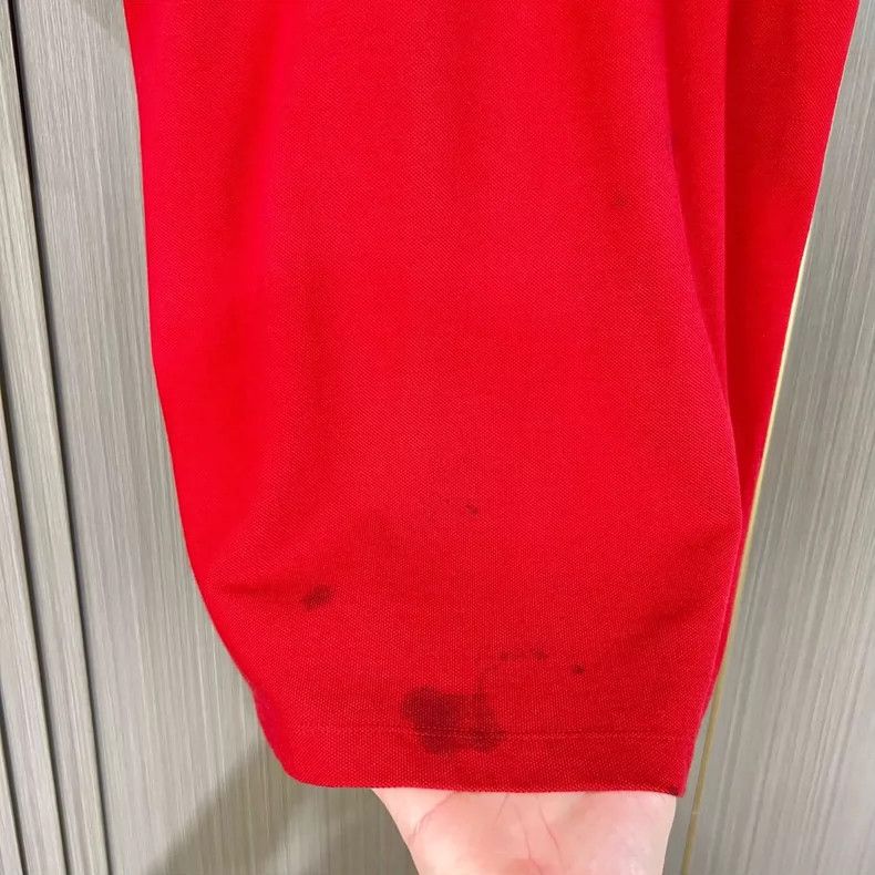 Burberry Burberry Embroidered Horse Red Polo Shirt Size US M / EU 48-50 / 2 - 6 Thumbnail