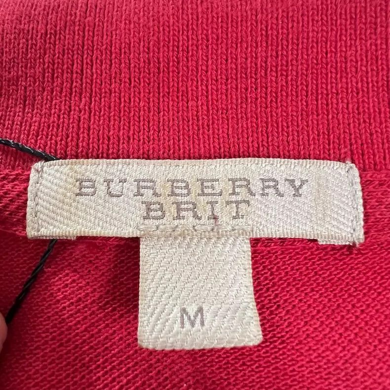 Burberry Burberry Embroidered Horse Red Polo Shirt Size US M / EU 48-50 / 2 - 7 Thumbnail