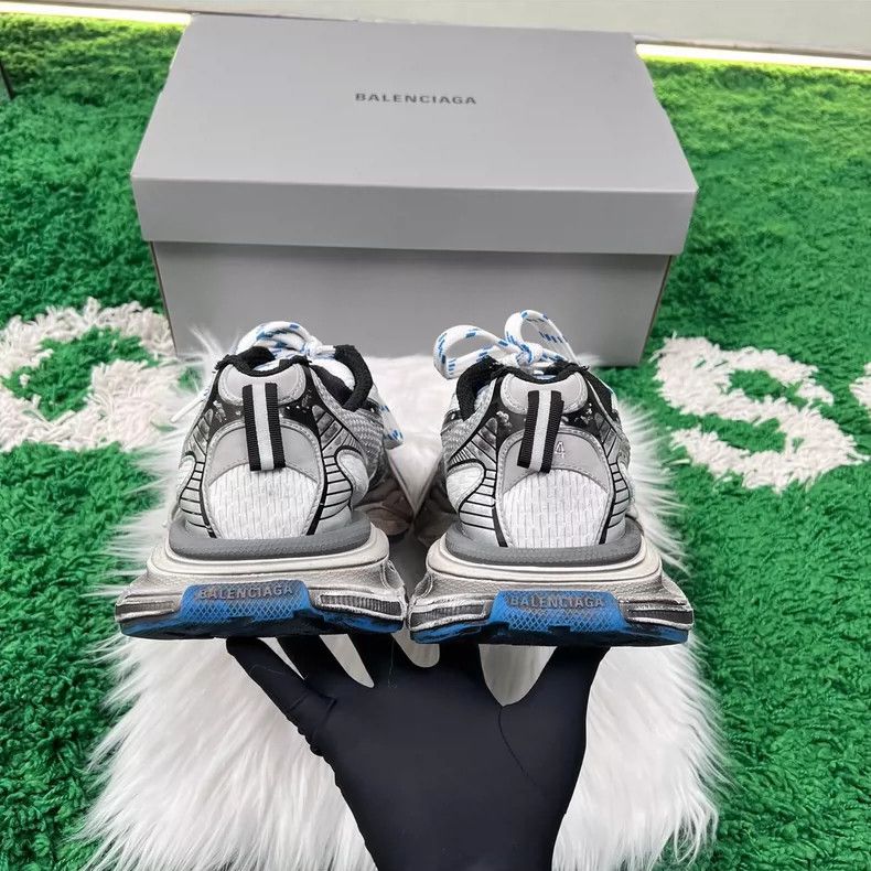 Balenciaga Balenciaga Blue and White Sneakers 3XL Size US 10.5 / EU 43-44 - 3 Thumbnail