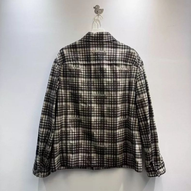 Louis Vuitton Checked Logo Jacket Size 50