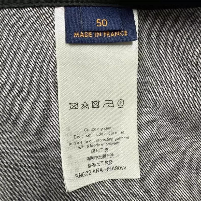 Louis Vuitton Checked Logo Jacket Size 50