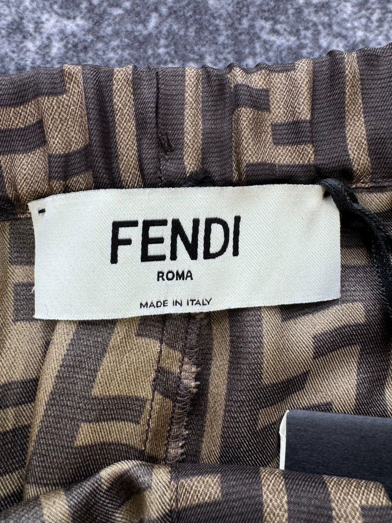 Fendi Fendi Silk Wide Leg Pajama Pants Size US 38 / EU 54 - 3 Thumbnail