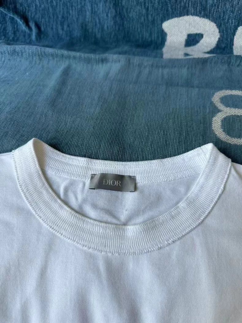 Dior Dior x sacai White Short Sleeve Shirt Size US M / EU 48-50 / 2 - 4 Thumbnail