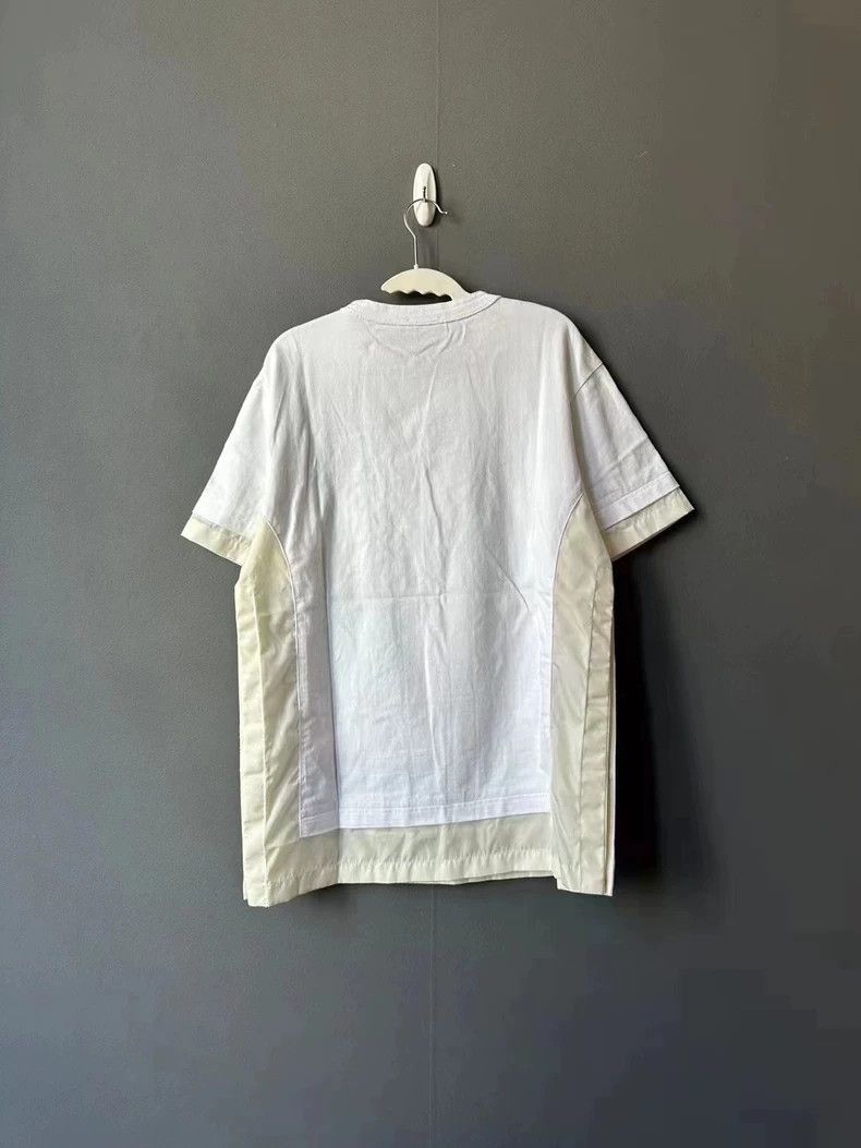 Dior Dior x sacai White Short Sleeve Shirt Size US M / EU 48-50 / 2 - 2 Thumbnail