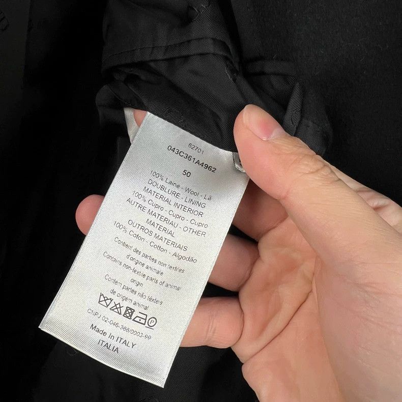 Dior Dior Blue Collar Cashmere Coat Size US L / EU 52-54 / 3 - 7 Thumbnail