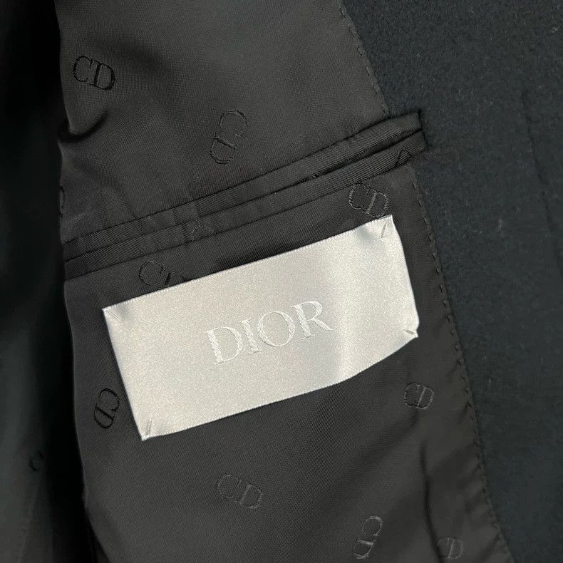 Dior Dior Blue Collar Cashmere Coat Size US L / EU 52-54 / 3 - 4 Thumbnail