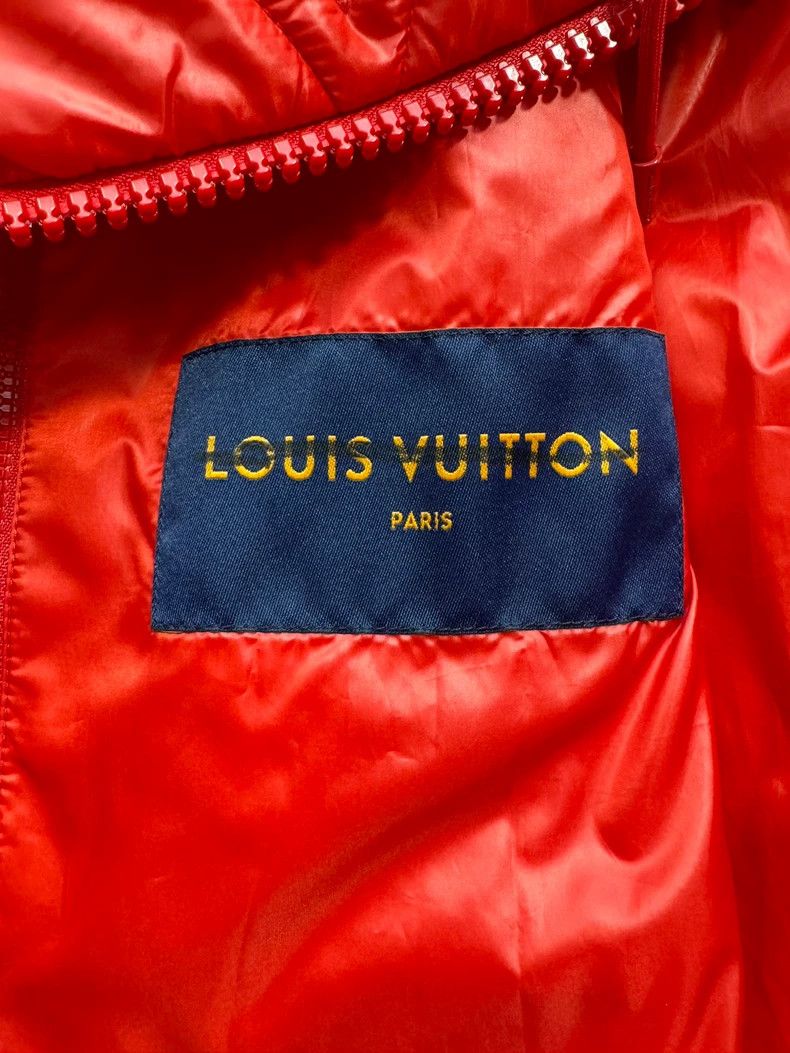 Louis Vuitton Louis Vuitton Red Quilted Down Jacket Size US L / EU 52-54 / 3 - 5 Thumbnail