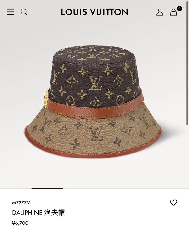 Louis Vuitton Louis Vuitton LV Dauphine Fisherman Hat Size ONE SIZE - 6 Thumbnail