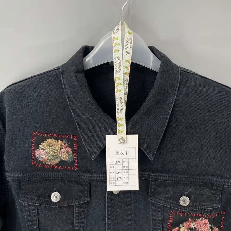 Dior Dior Floral Skull Denim Jacket Size US XXL / EU 58 / 5 - 6 Thumbnail