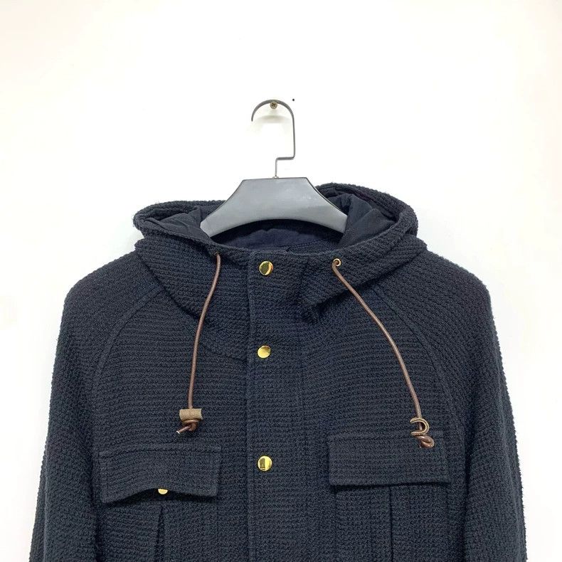 Emporio Armani Armani Knitted Jacket with Hood and Pockets Size US L / EU 52-54 / 3 - 5 Thumbnail