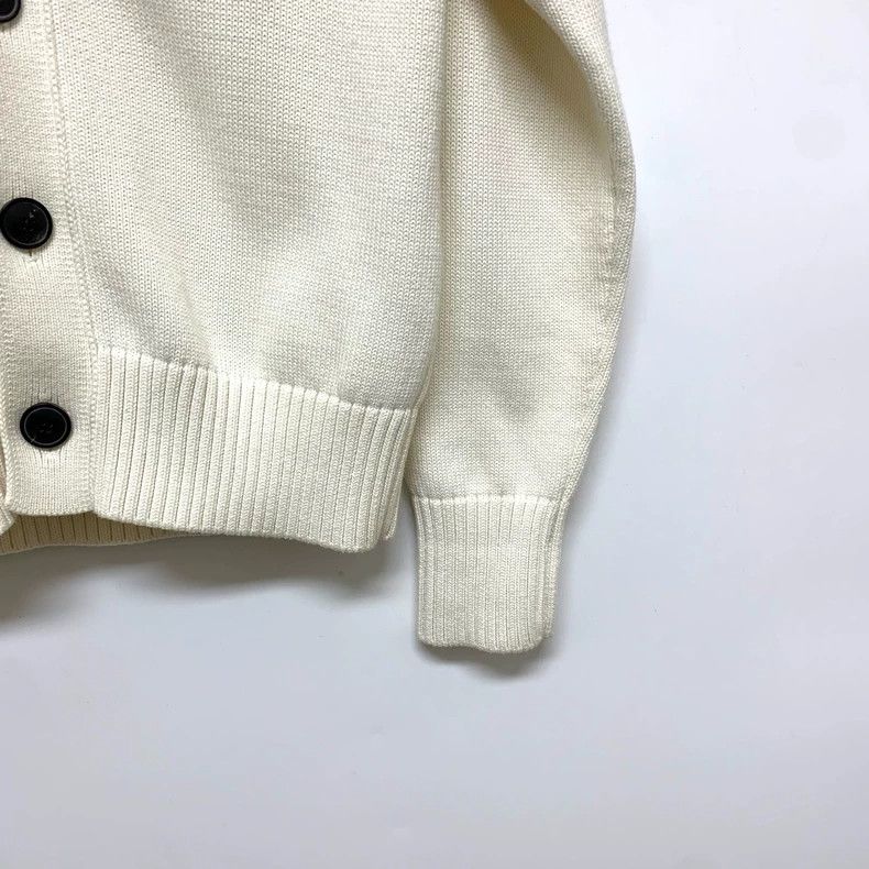 AMI Ami White Heart Cardigan Size S Size US S / EU 44-46 / 1 - 8 Thumbnail