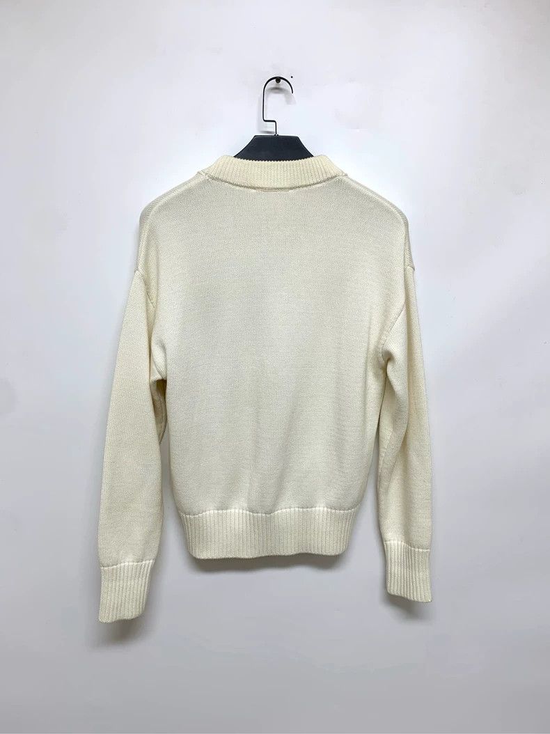 AMI Ami White Heart Cardigan Size S Size US S / EU 44-46 / 1 - 2 Thumbnail