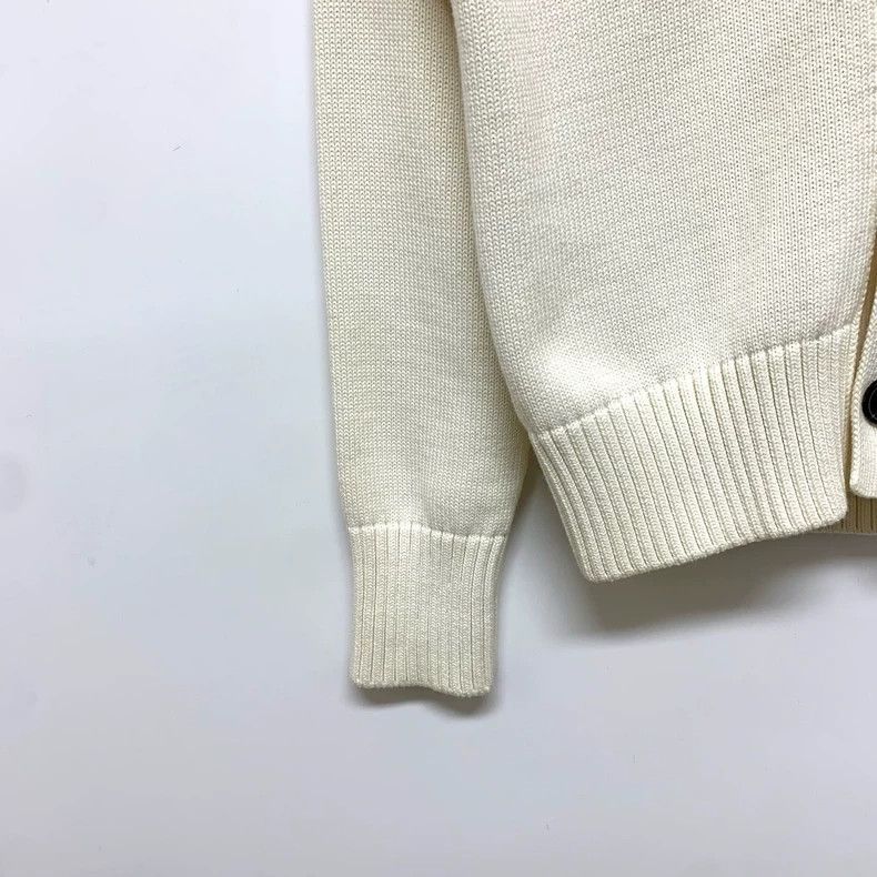 AMI Ami White Heart Cardigan Size S Size US S / EU 44-46 / 1 - 7 Thumbnail