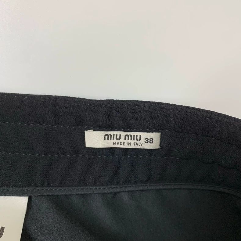 Miu Miu Miumiu Pearl Button A-Line Skirt Size US 38 / EU 54 - 3 Thumbnail