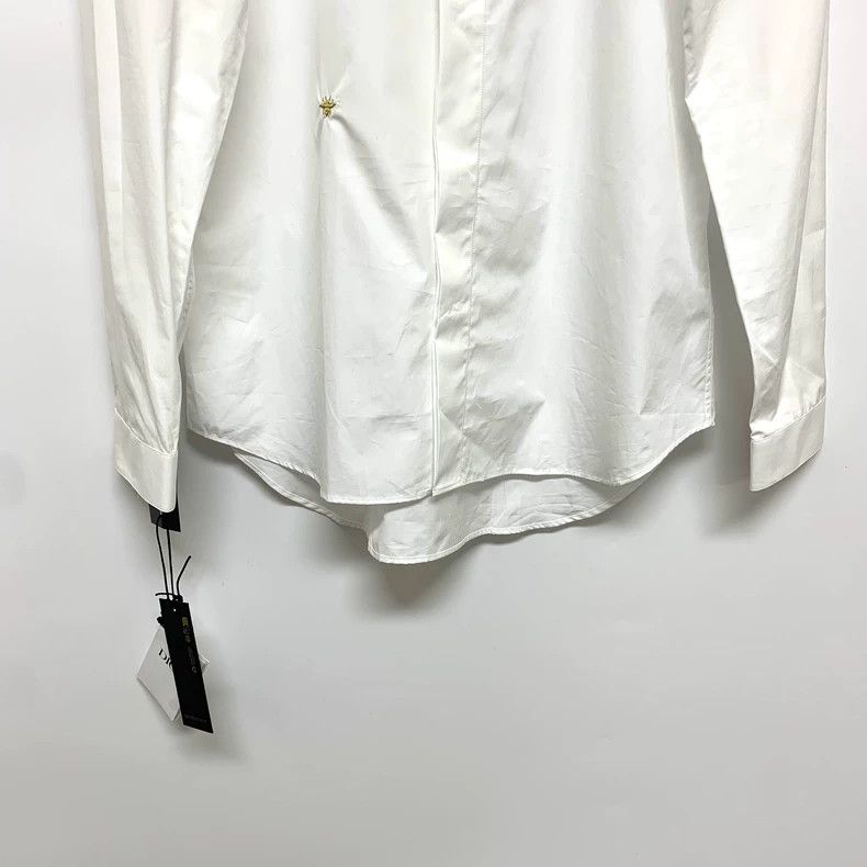 Dior Dior White Long Sleeve Shirt Size 40 Size US L / EU 52-54 / 3 - 6 Thumbnail