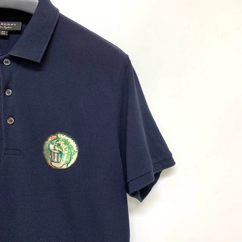 Burberry Burberry Embroidered Polo Shirt for Sale Size US XL / EU 56 / 4 - 6 Thumbnail