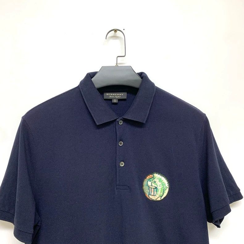 Burberry Burberry Embroidered Polo Shirt for Sale Size US XL / EU 56 / 4 - 5 Thumbnail