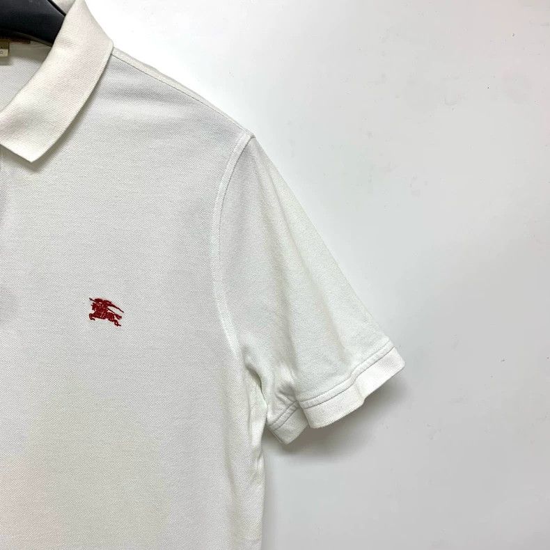 Burberry Burberry White Polo Shirt in XXL Size Size US XXL / EU 58 / 5 - 8 Thumbnail