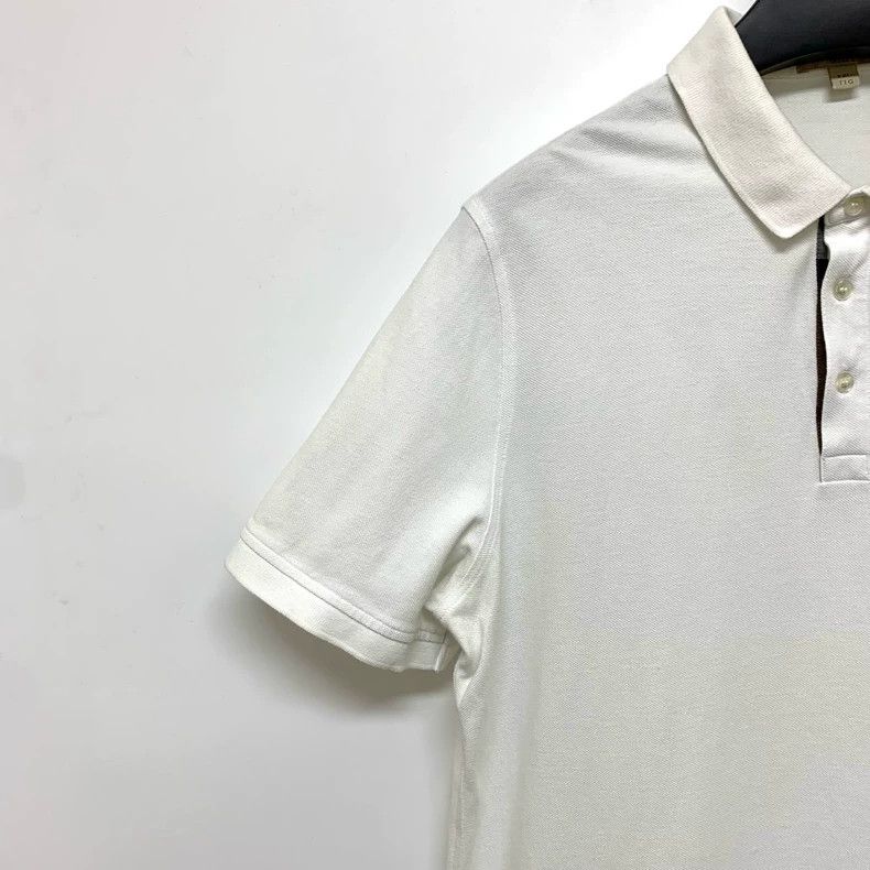 Burberry Burberry White Polo Shirt in XXL Size Size US XXL / EU 58 / 5 - 7 Thumbnail