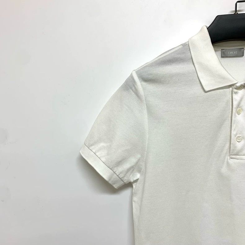 Dior Dior White Bee Polo Shirt Size M Size US M / EU 48-50 / 2 - 7 Thumbnail