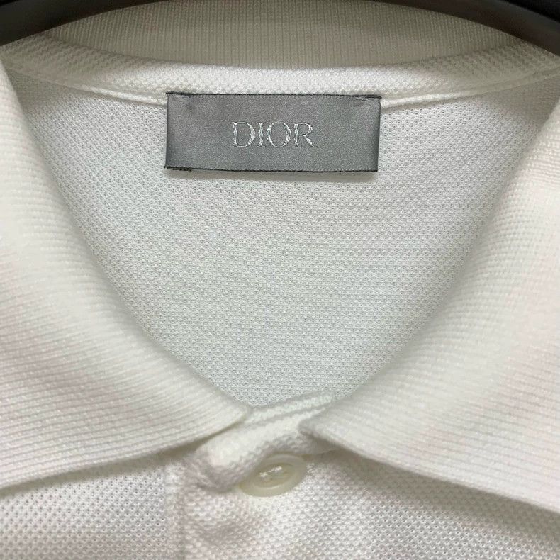 Dior Dior White Bee Polo Shirt Size M Size US M / EU 48-50 / 2 - 3 Thumbnail