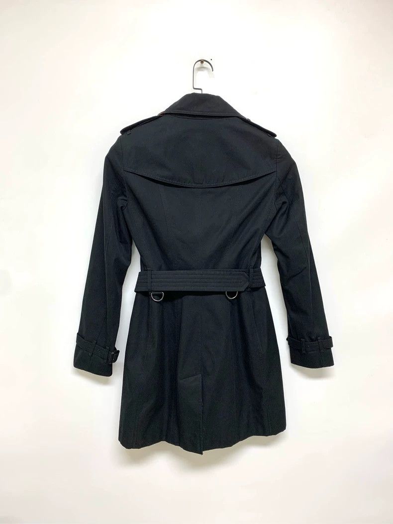 Burberry Burberry Black Trench Coat UK6 Size Size US XS / EU 42 / 0 - 2 Thumbnail