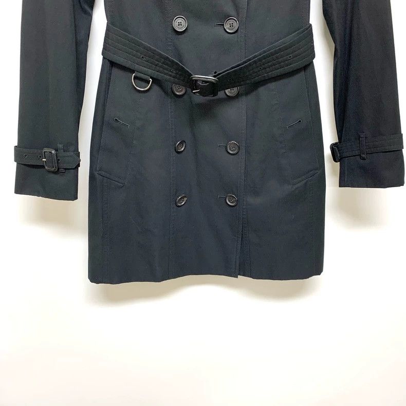 Burberry Burberry Black Trench Coat UK6 Size Size US XS / EU 42 / 0 - 6 Thumbnail