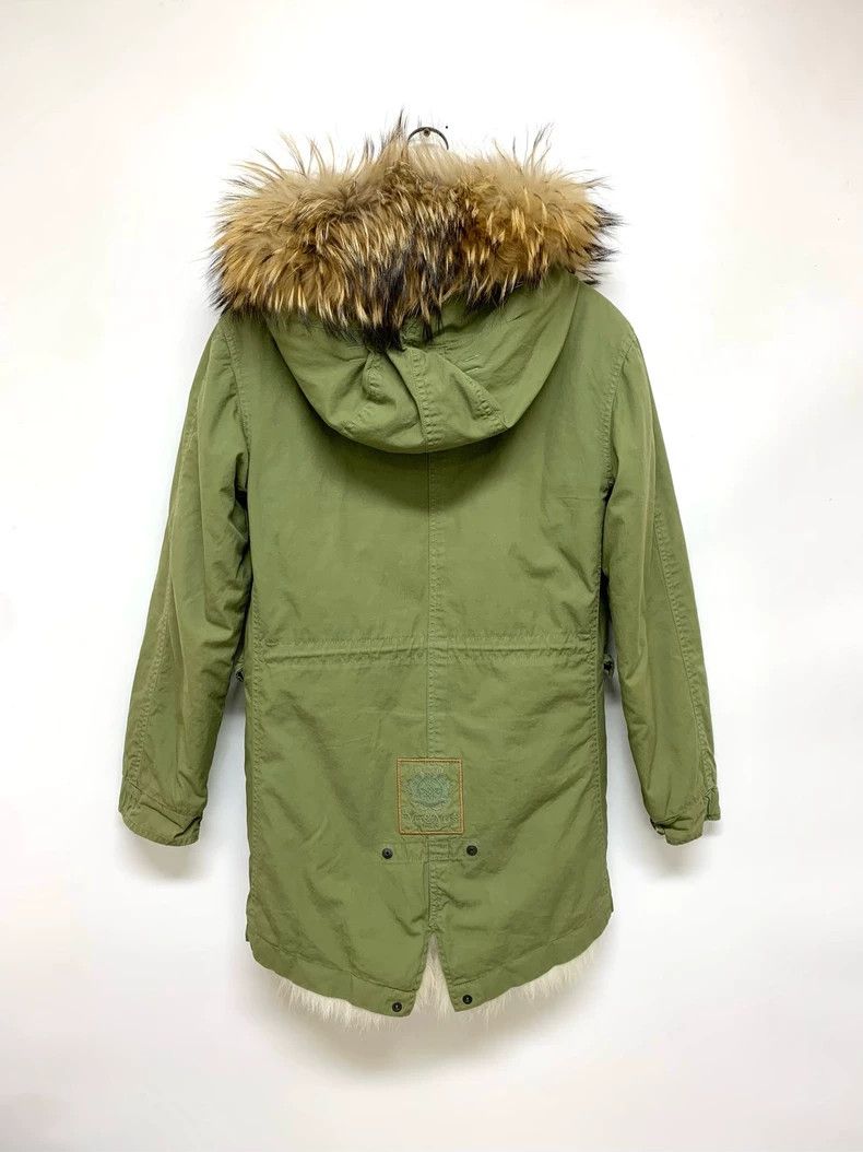 Moncler Mr&Mrs Green Fur Collar Parka Jacket Size US XS / EU 42 / 0 - 2 Thumbnail