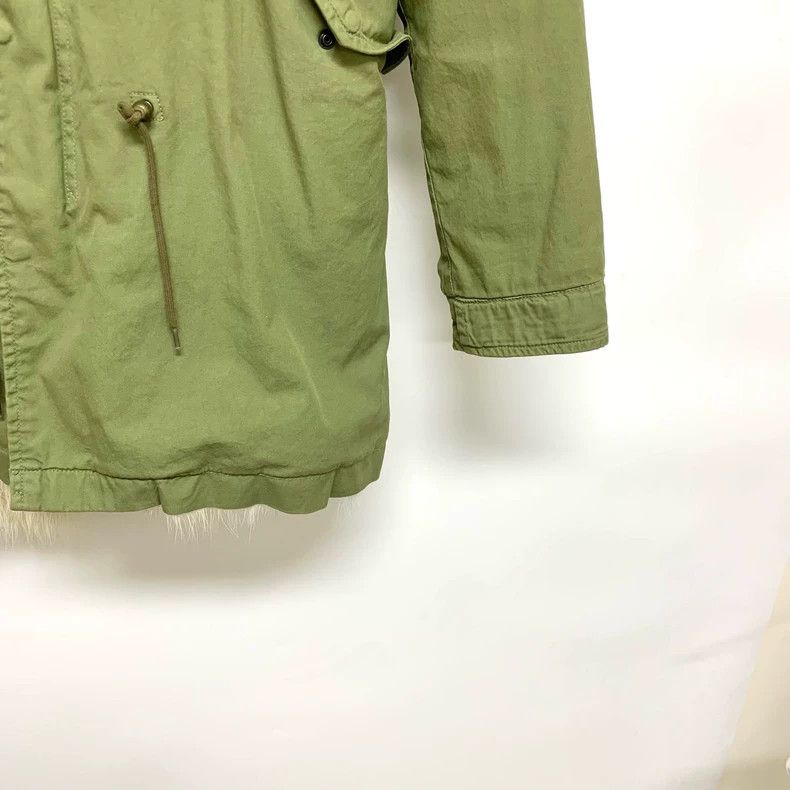 Moncler Mr&Mrs Green Fur Collar Parka Jacket Size US XS / EU 42 / 0 - 8 Thumbnail
