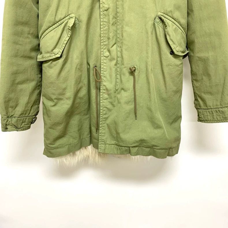 Moncler Mr&Mrs Green Fur Collar Parka Jacket Size US XS / EU 42 / 0 - 6 Thumbnail