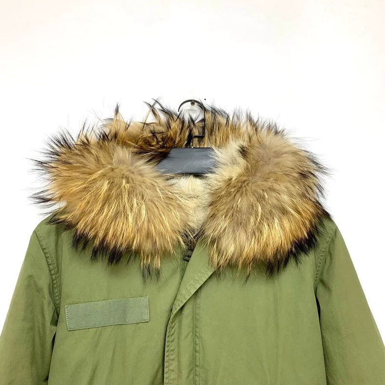 Moncler Mr&Mrs Green Fur Collar Parka Jacket Size US XS / EU 42 / 0 - 5 Thumbnail