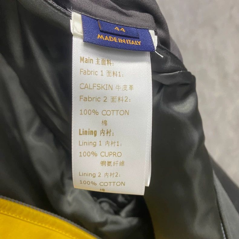 Louis Vuitton Louis Vuitton Black Yellow Baseball Jacket Size US M / EU 48-50 / 2 - 6 Thumbnail