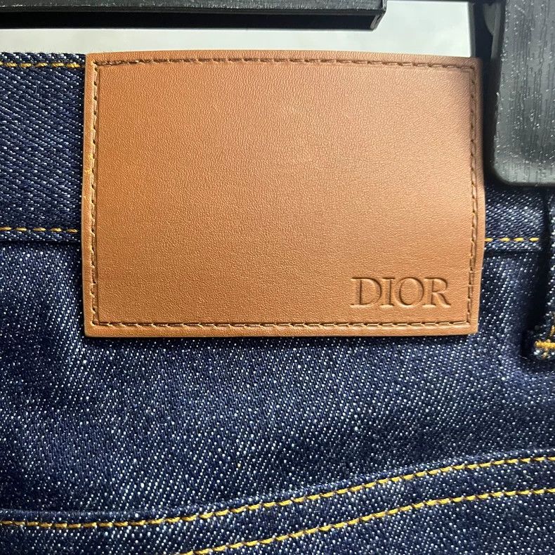 Dior Dior Blue Washed Mid-Waist Denim Pants Size US 31 - 2 Thumbnail