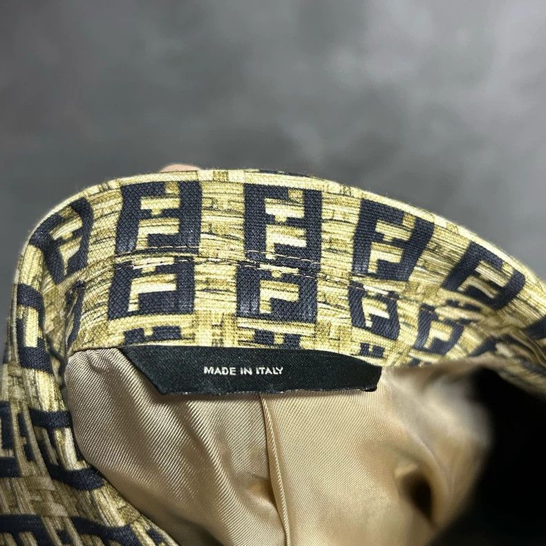 Fendi Fendi Printed Blazer with Gold Pattern Size US M / EU 48-50 / 2 - 6 Thumbnail