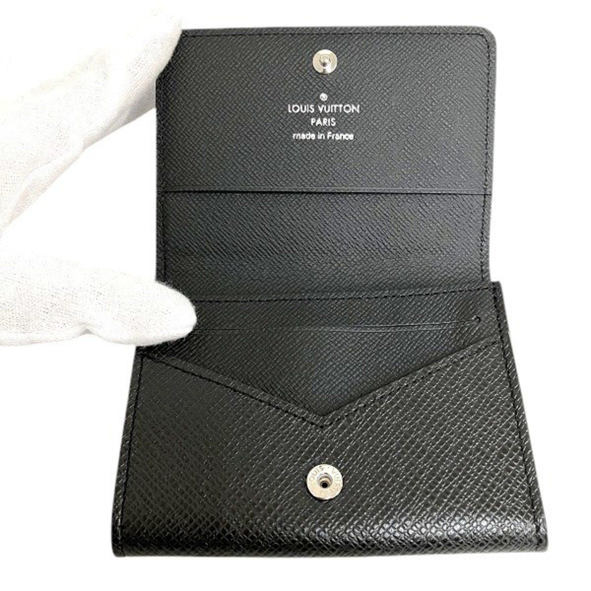 Louis Vuitton Louis Vuitton Taiga Envelope Carte de Visite NM M64595 Men's Accessories Size ONE SIZE - 3 Thumbnail