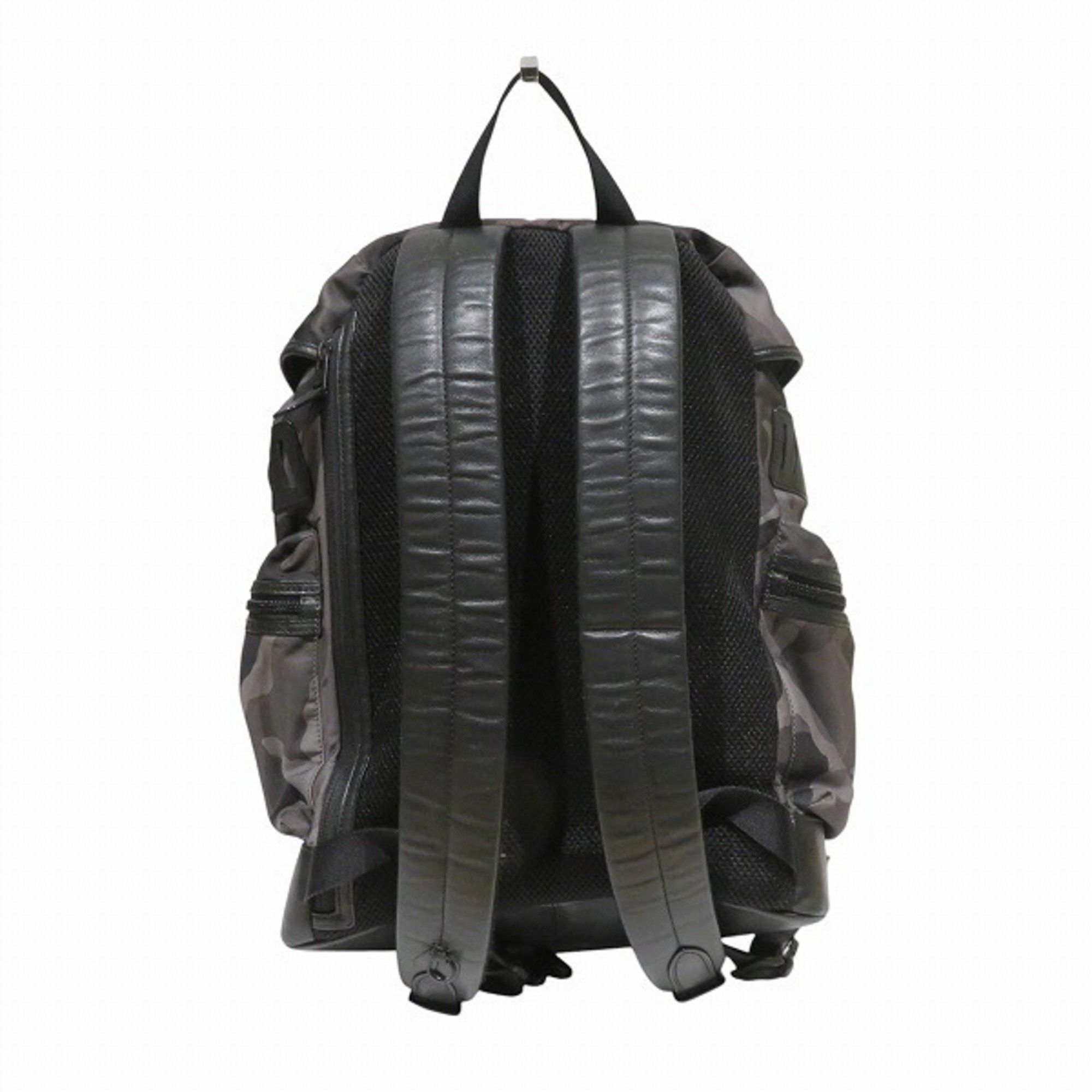 Coach Coach F54783 Camouflage Nylon Leather Bag Backpack Men's Size ONE SIZE - 2 Thumbnail