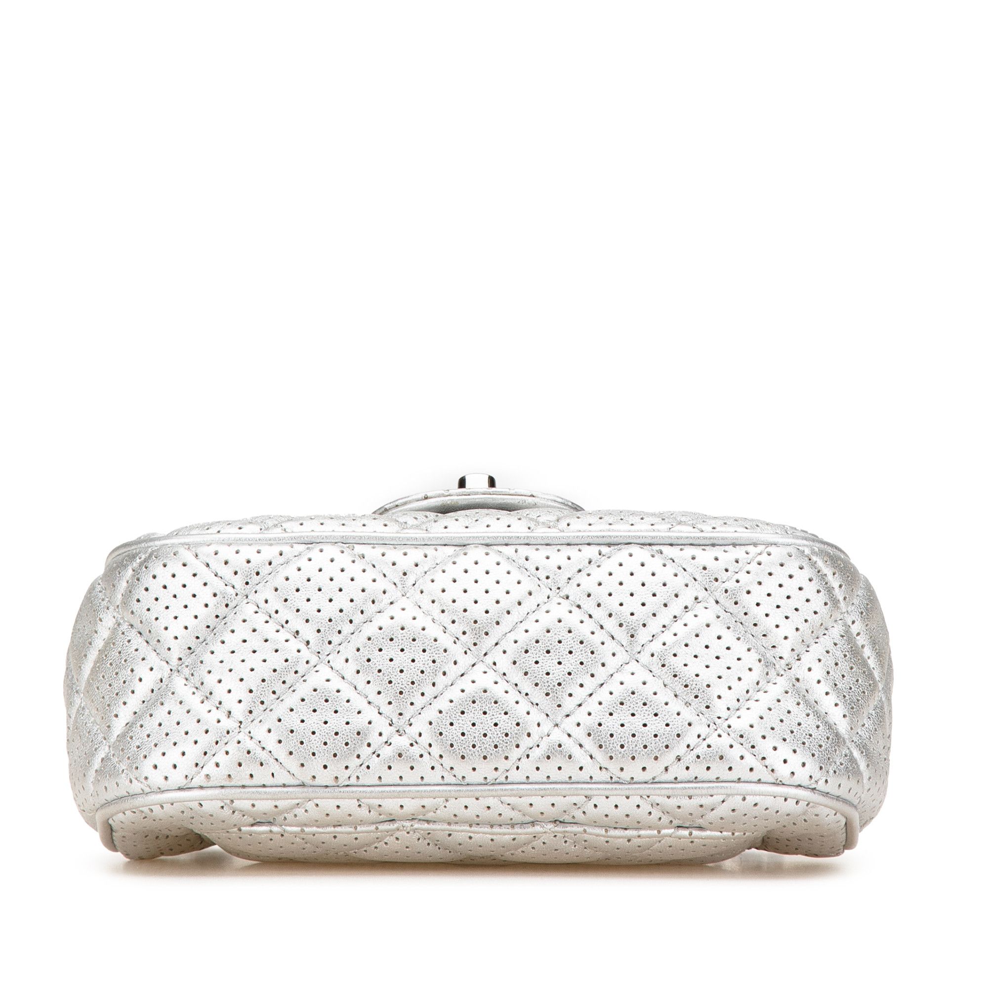 Chanel Chanel Mini Perforated Lambskin Punch Flap Size ONE SIZE - 3 Thumbnail